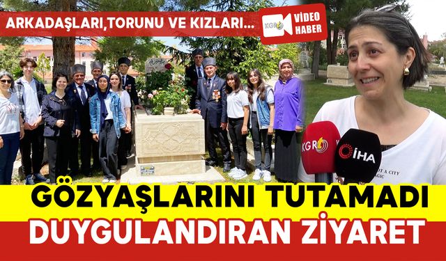 Ziyarette Duygusal Anlar Yaşandı