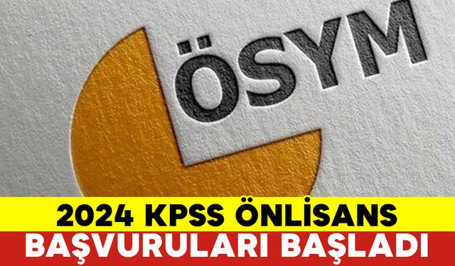 2024-Kpss Ön Lisans Başvuruları Başladı