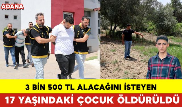 3 bin 500 TL Alacağını İsteyen 17 Yaşındaki Çocuk Öldürüldü