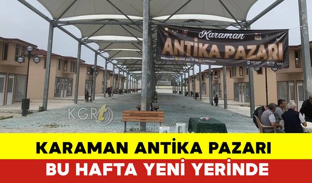 Antika Pazarı Bu Pazar Yeni Yerinde