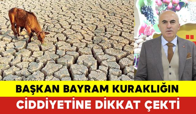 Başkan Bayram Kuraklığın Ciddiyetine Dikkat Çekti