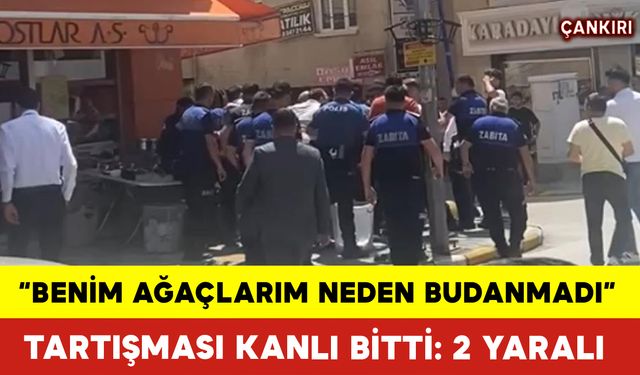 “Benim Ağaçlarım Neden Budanmadı” Tartışması Kanlı Bitti: 2 Yaralı