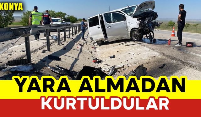 Bu Kazadan Yara Almadan Kurtuldular