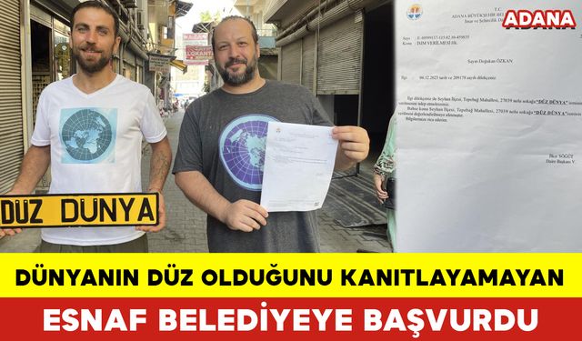 Dünyanın Düz Olduğunu Kanıtlayamayan Esnaf Belediyeye Başvurdu