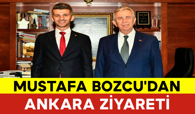 Ermenek Belediye Başkanı Mustafa Bozcu'dan Ankara Ziyareti