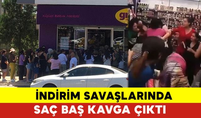 İndirim Savaşlarında Saç Baş Kavga Çıktı