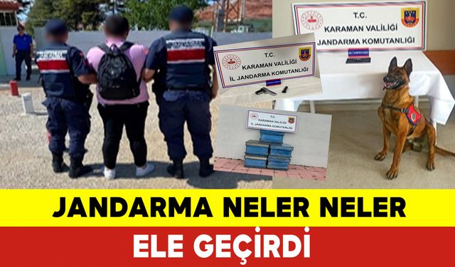 Jandarma Neler Neler Ele Geçirdi