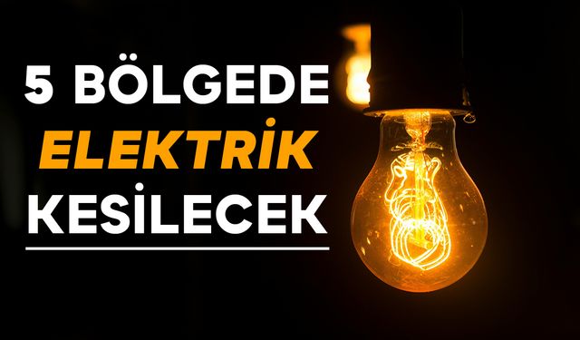 Atatürk Mahallesi ve Birçok Mahallede Elektrik Kesintisi