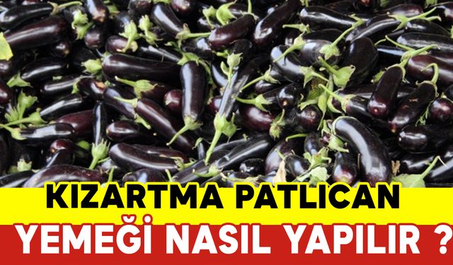 Kızartma Patlıcan Yemeği Nasıl Yapılır?