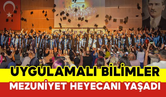 KMÜ'de Uygulamalı Bilimler'de Mezuniyet Heyecanı