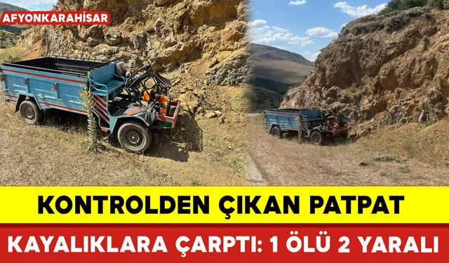 Kontrolden Çıkan Patpat Kayalıklara Çarptı: 1 Ölü 2 Yaralı