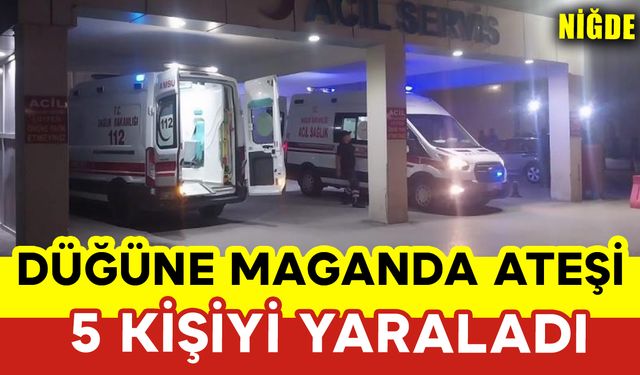 Maganda Ateşi 5 Kişiyi Yaraladı