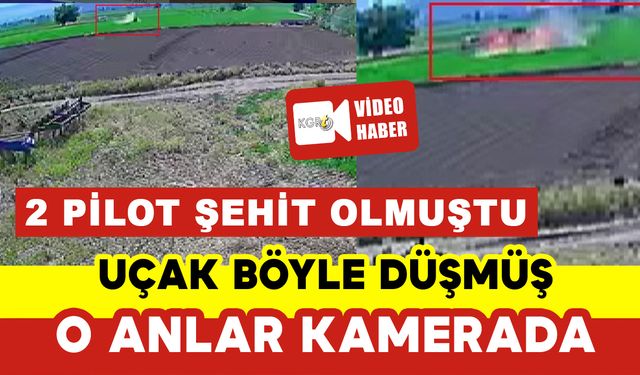 O Uçak Böyle Düşmüş: O Anlar Kamerada