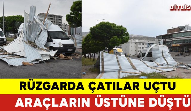 Rüzgar Çatıları Uçurdu