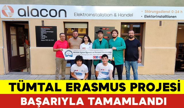 Tümtal’ın Erasmus Projesi Başarıyla Tamamlandı