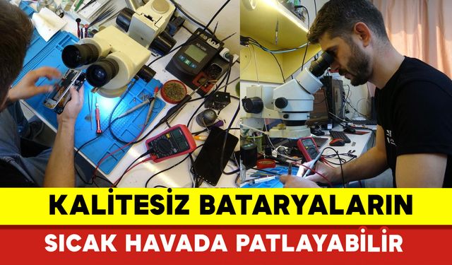 Uzmanından Uyarı: "Kalitesiz Bataryalar Sıcak Havada Patlayabilir"