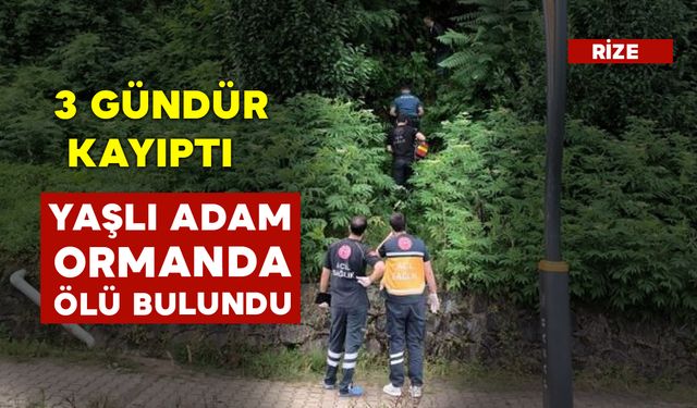 3 Gündür Kayıp Olan Yaşlı Adam Ölü Bulundu