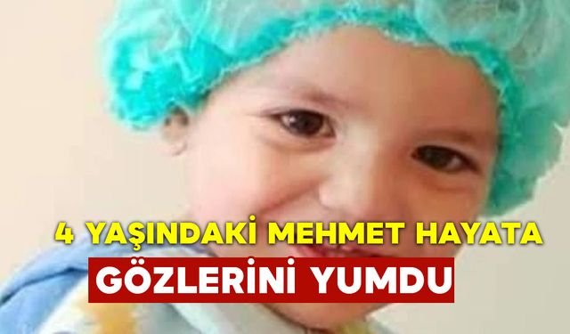 4 Yaşındaki Küçük Mehmet Barajda Boğuldu