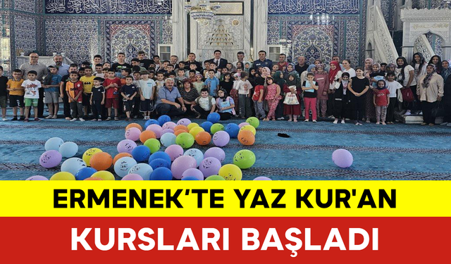 Ermenek’te Yaz Kur'an Kursları Başladı