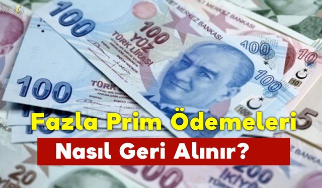 Fazla Prim Ödemeleri Nasıl Geri Alınır?