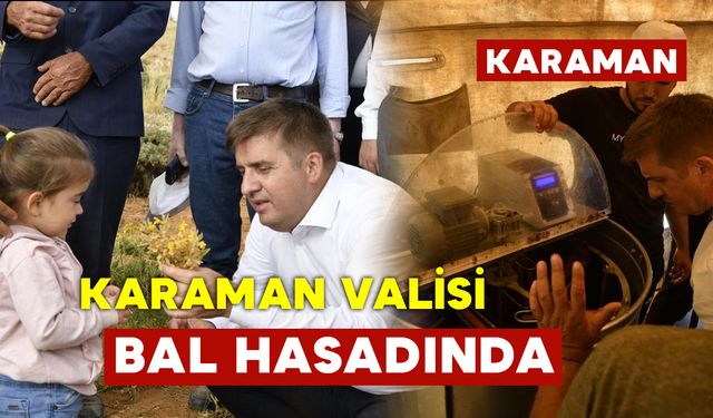 H. Engin Sarıibrahim Bal Hasadına Katıldı