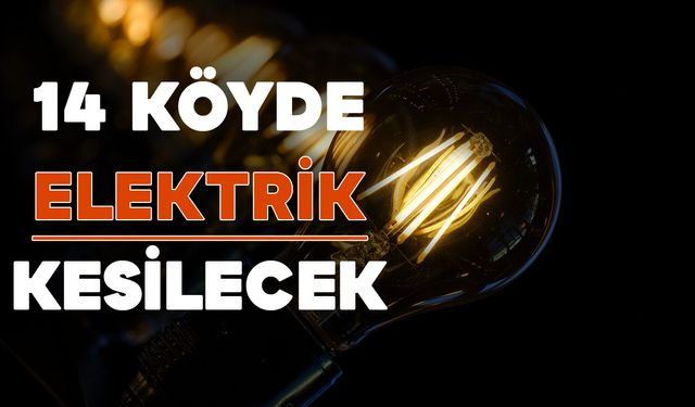 Karaman'da 14 Bölgede Elektrik Kesintisi