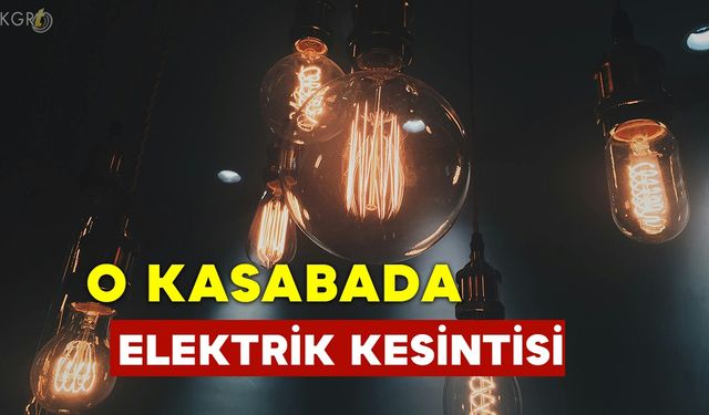 Karaman'da O Kasabada Elektrik Kesintisi