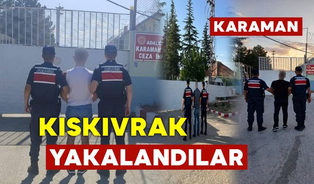 Kıskıvrak Yakalandılar