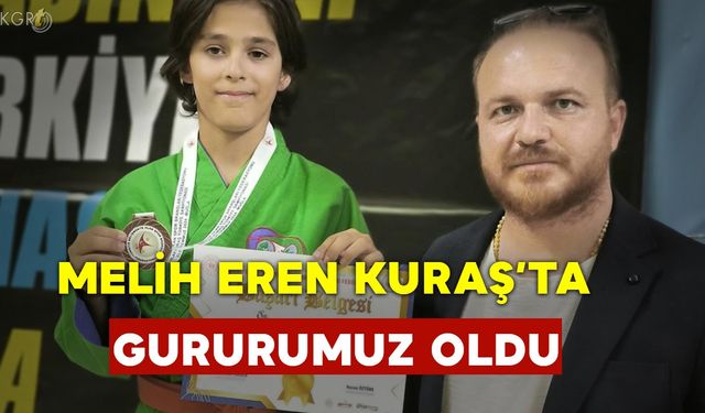 Melih Eren’den Karaman’a Madalya