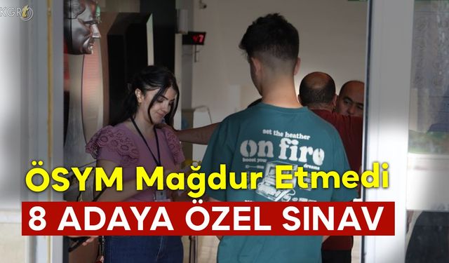 ÖSYM Mağdur Etmedi