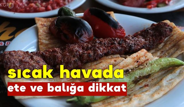 Sıcak Havada Ete ve Balığa Dikkat