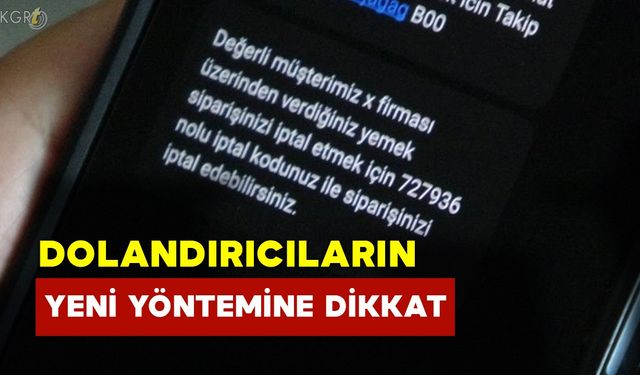 Sipariş Dolandırıcılığına Dikkat