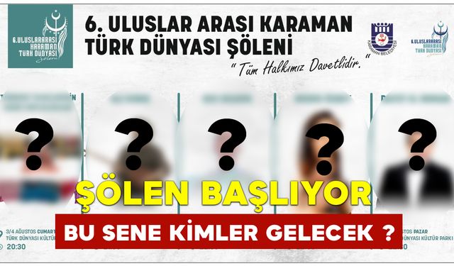 Türk Dünyası Şöleni Başlıyor: İşte Gelecek Sanatçılar