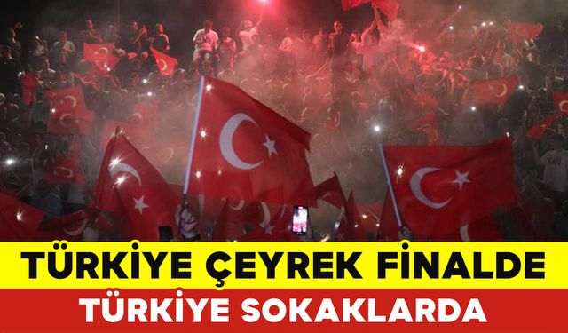 Türkiye Euro 2024'te Çeyrek Finale Yükseldi Taraftarlar Sokağa Döküldü
