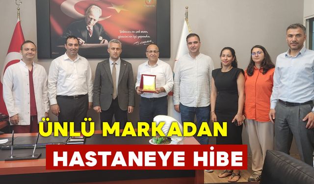 Ünlü Markadan Karaman Hastanesine Hibe