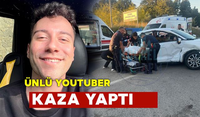 Ünlü Youtuber Enes Batur Kaza Yaptı