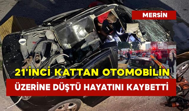 21'inci Kattan Otomobilin Üzerine Düştü Hayatını Kaybetti