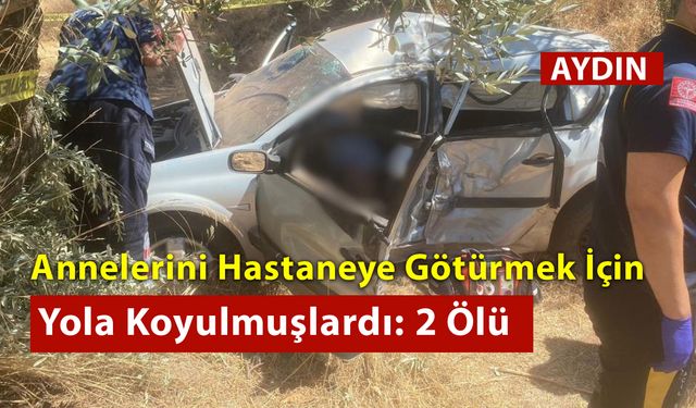 Annelerini Hastaneye Götürmek İçin Yola Çıkmışlardı: 2 Ölü