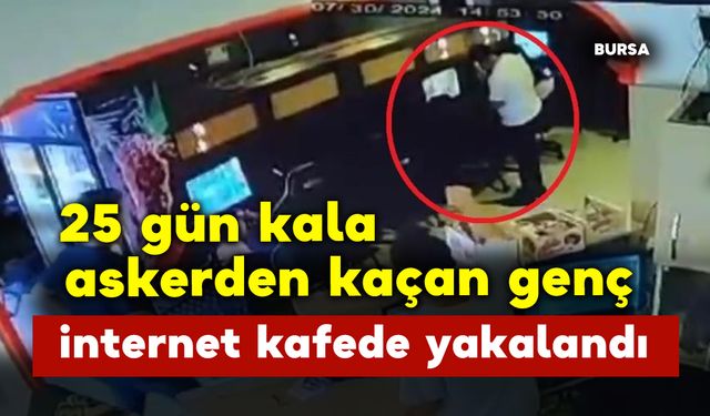 Askerden Kaçtı Bakın İnternet Kafede Nasıl Yakalandı