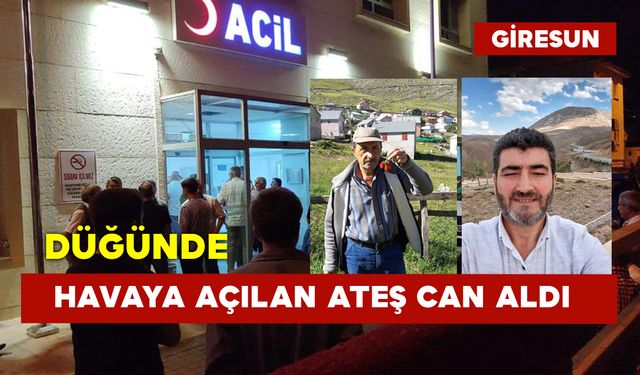 Düğünde Havaya Açılan Ateş Can Aldı