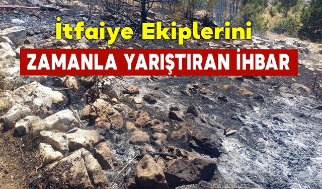 Ekipleri Sefer Eden Yangın İhbarı