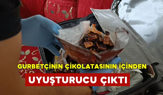 Gurbetçinin Çikolata Paketlerinden Uyuşturucu Çıktı