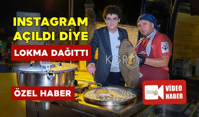 Karaman'da Instagram Açıldı Diye, Lokma Döktürüp Dağıttı