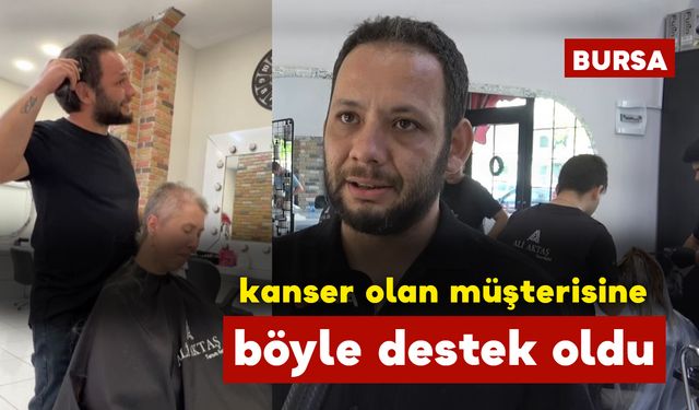 Kanser Olan Müşterisine Böyle Destek Oldu