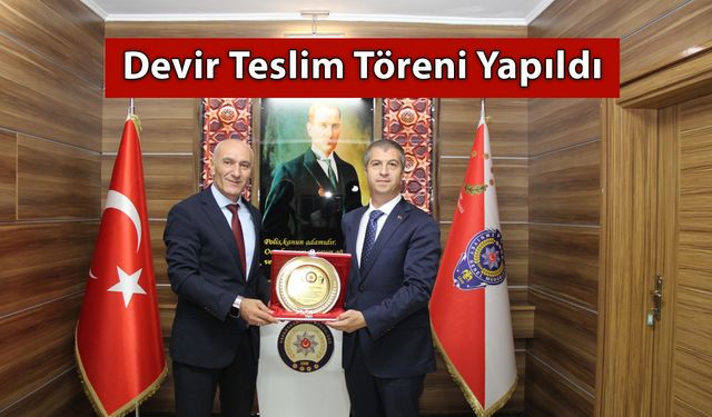 Karaman İl Emniyetinde Devir Teslim Töreni