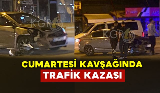 Karaman'da Cumartesi Kavşağında Kaza