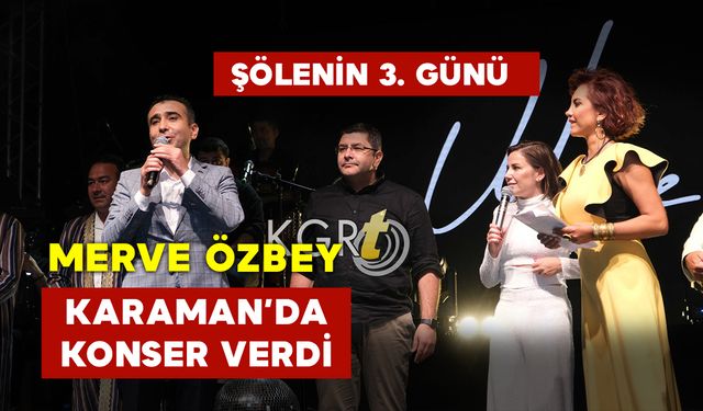 Karaman'da Merve Özbey Konseri