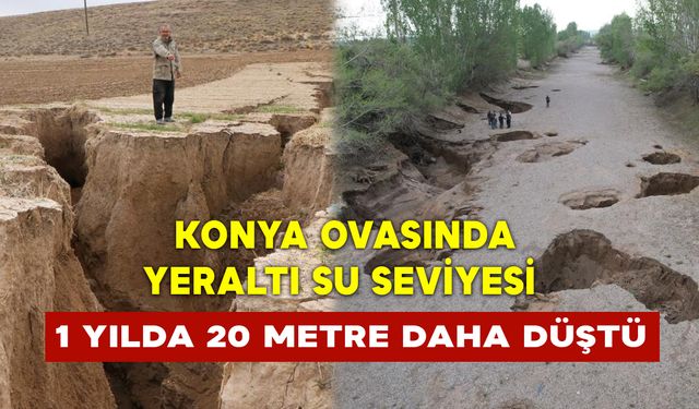 Yeraltı Su Seviyesi  1 Yılda 20 Metre Daha Düştü