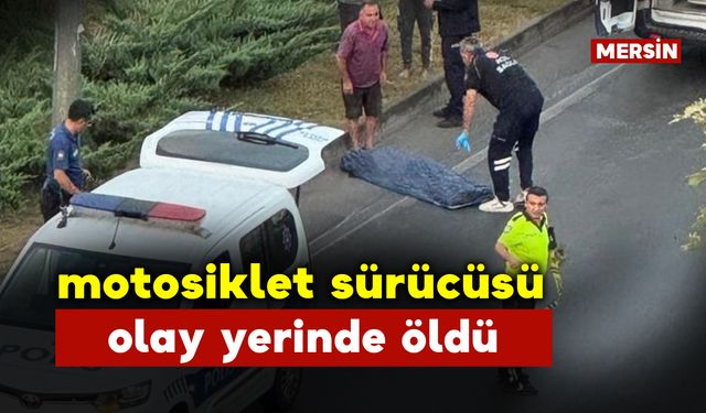 Motosiklet Sürücüsü Olay Yerinde Öldü