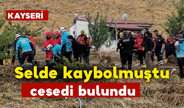 Selde Kaybolan Şahsın Cesedi 10 Kilometre Uzaklıkta Bulundu